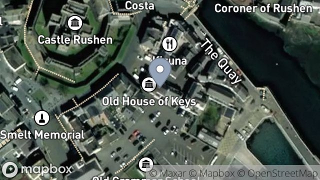 Map showing HIGH PROFILE MARKETING LTD, 4, PARLIAMENT SQUARE, CASTLETOWN, ISLE OF MAN, IM9 1LA