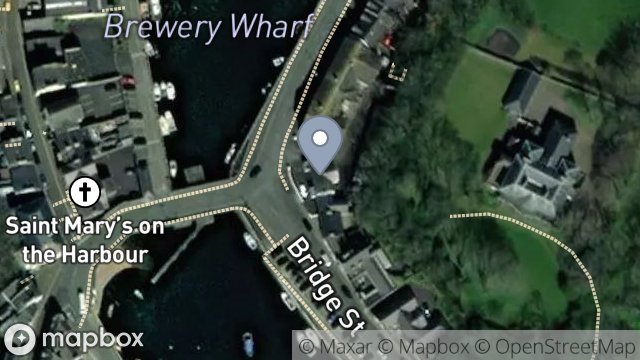 Map showing 1 BREWERY COURT, BREWERY WHARF, CASTLETOWN, ISLE OF MAN, IM9 1ES