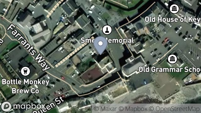 Map showing 6A, THE PARADE, CASTLETOWN, ISLE OF MAN, IM9 1LG