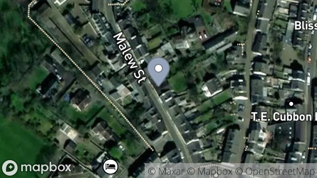 Map showing 86, MALEW STREET, CASTLETOWN, ISLE OF MAN, IM9 1LS