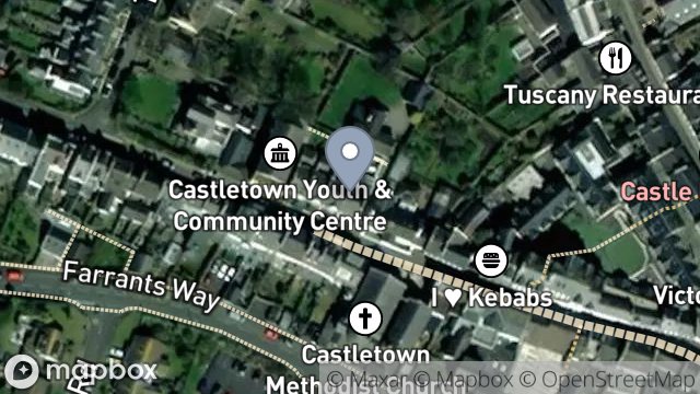 Map showing 36, ARBORY STREET, CASTLETOWN, ISLE OF MAN, IM9 1LN