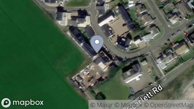 Map showing 2, KNOCK RUSHEN, SCARLETT, CASTLETOWN, ISLE OF MAN, IM9 1TQ