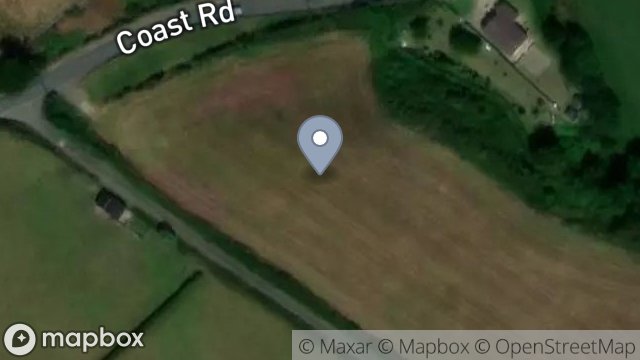 Map showing LHERGY DHOO SANDPIT, LHERGYDHOO, PEEL, ISLE OF MAN, IM5 2AE
