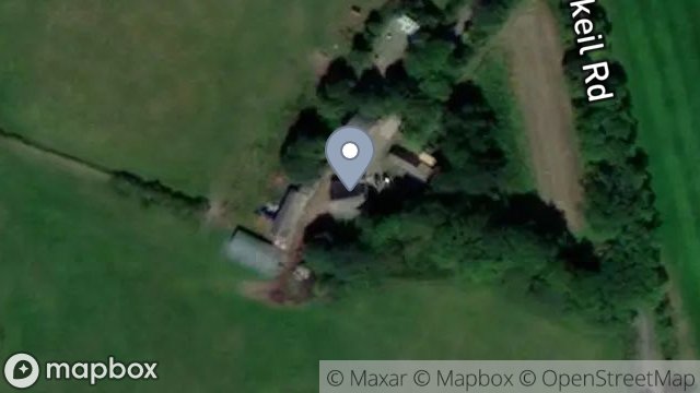 Map showing KERROWKEIL FARM, KERROWKEIL ROAD, GRENABY, BALLASALLA, ISLE OF MAN, IM9 3BB