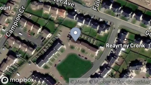 Map showing 16, CORRAN PIRRAGH, REAYRT NY CRONK, PEEL, ISLE OF MAN, IM5 1GN