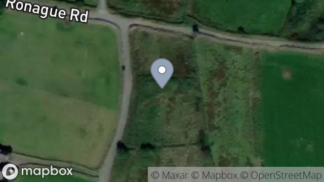 Map showing FIELD 420766, RONAGUE ROAD, BALLABEG, CASTLETOWN, ISLE OF MAN, IM9 4HF