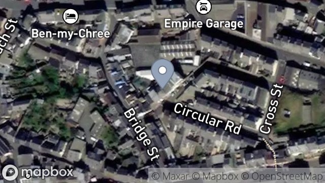 Map showing 3, STANLEY MOUNT, PEEL, ISLE OF MAN, IM5 1NE