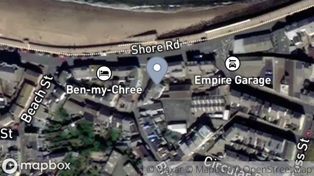 Map showing 32, BRIDGE STREET, PEEL, ISLE OF MAN, IM5 1NQ