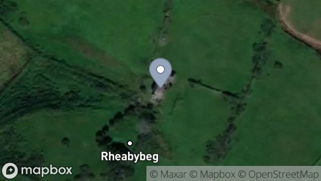 Map showing RABY BEG, MAIN ROAD, GLEN MAYE, ISLE OF MAN, IM5 3AU