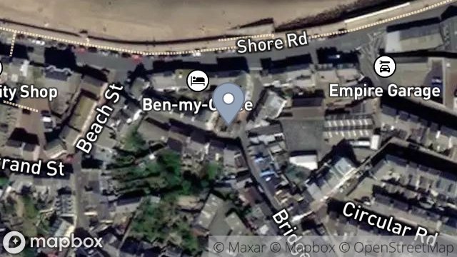 Map showing 19, BRIDGE STREET, PEEL, ISLE OF MAN, IM5 1NQ