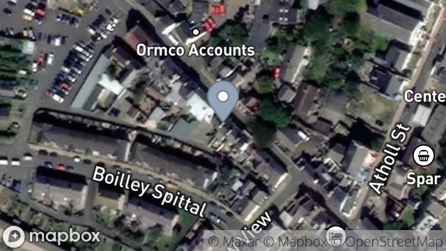 Map showing 42, DOUGLAS STREET, PEEL, ISLE OF MAN, IM5 1BD