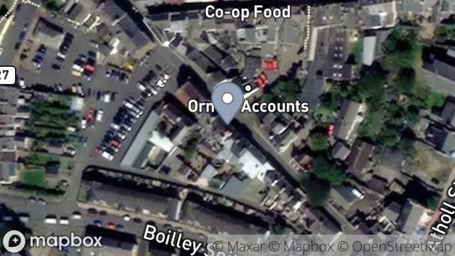 Map showing CARINES CAKE SHOP, 30, DOUGLAS STREET, PEEL, ISLE OF MAN, IM5 1BB