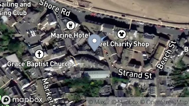 Map showing 7, CHARLES STREET, PEEL, ISLE OF MAN, IM5 1AF