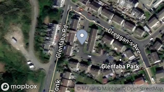 Map showing STREET RECORD, CRONK REAYRT, PEEL, ISLE OF MAN, IM5 1DB