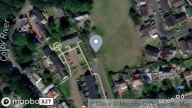 Map showing LAND AT BALLACUBBON - FIELDS 424841 & 424842, MAIN ROAD, COLBY, ISLE OF MAN, IM9 4PR