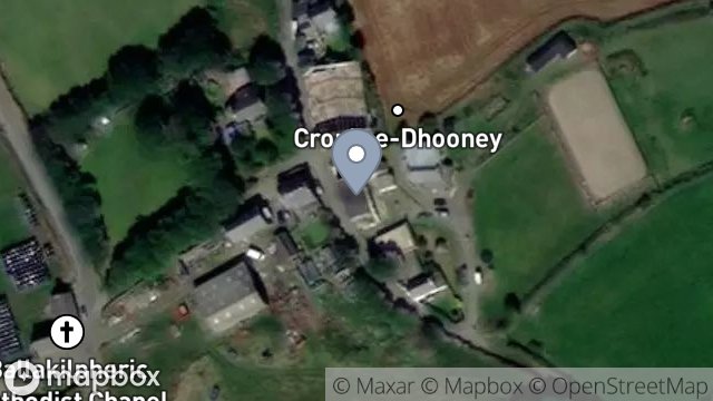 Map showing ROBIN HILL FARM, CRONK-Y-DHOONEY, BALLAKILPHERIC, COLBY, ISLE OF MAN, IM9 4BS