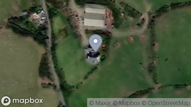 Map showing BORRANE, LHAGG ROAD, DALBY, ISLE OF MAN, IM5 3BU