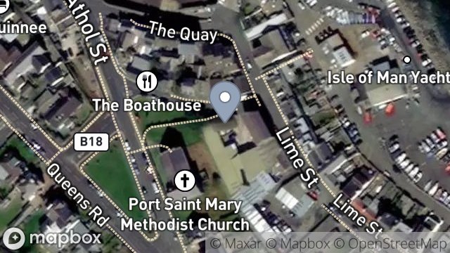 Map showing STORE, LOCH ROAD, PORT ST MARY, ISLE OF MAN, IM9 5EB
