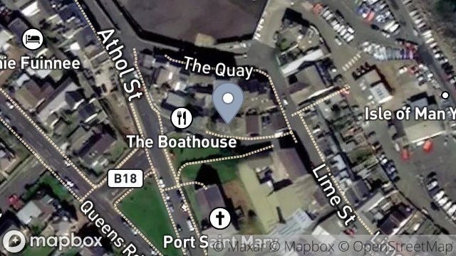 Map showing BRAESIDE, LOCH ROAD, PORT ST MARY, ISLE OF MAN, IM9 5EB