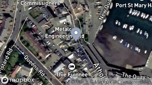 Map showing ARNSIDE, ATHOL STREET, PORT ST. MARY, ISLE OF MAN, IM9 5DS