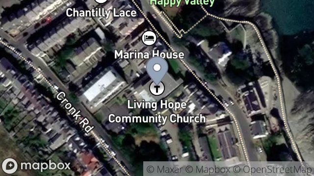 Map showing BAPTIST CHURCH, BAY VIEW ROAD, PORT ST MARY, ISLE OF MAN, IM9 5AQ