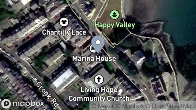 Map showing 23, BAY VIEW ROAD, PORT ST. MARY, ISLE OF MAN, IM9 5AQ