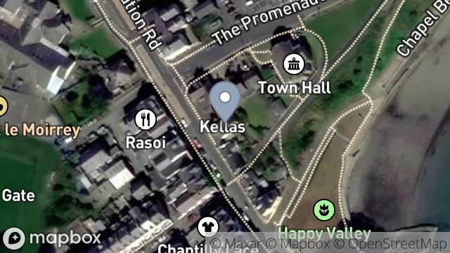 Map showing CORLETT BOLTON, BEACH HOUSE, BAY VIEW ROAD, PORT ST. MARY, ISLE OF MAN, IM9 5AE