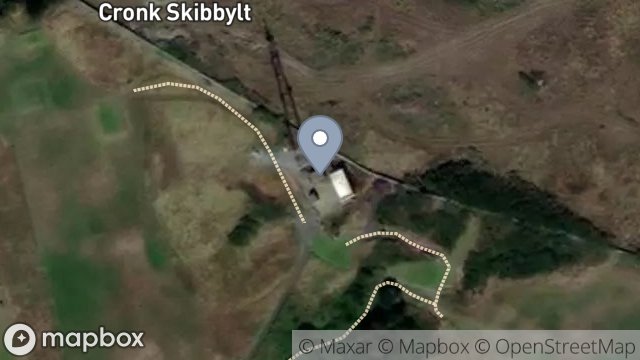 Map showing CABLE AND WIRELESS, SITE 013 PORT ST MARY GOLF COURSE, TRACK FROM FISTARD ROAD TO TV MAST, FISTARD, PORT ST MARY, ISLE OF MAN, IM9 5AY