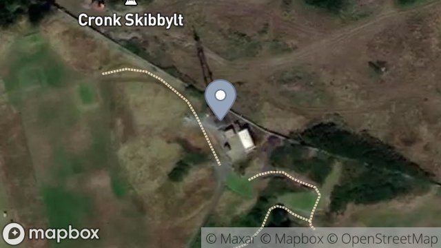 Map showing TV MAST, TRACK FROM FISTARD ROAD TO TV MAST, FISTARD, PORT ST MARY, ISLE OF MAN, IM9 5AY
