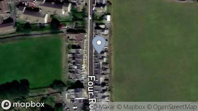 Map showing STRATHCONA, FOUR ROADS, PORT ST. MARY, ISLE OF MAN, IM9 5LQ