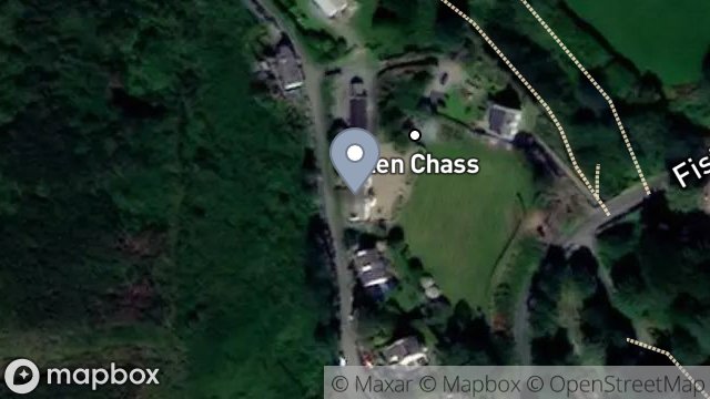 Map showing ROSE COTTAGE, GLEN CHASS ROAD, GLEN CHASS, PORT ST. MARY, ISLE OF MAN, IM9 5PL