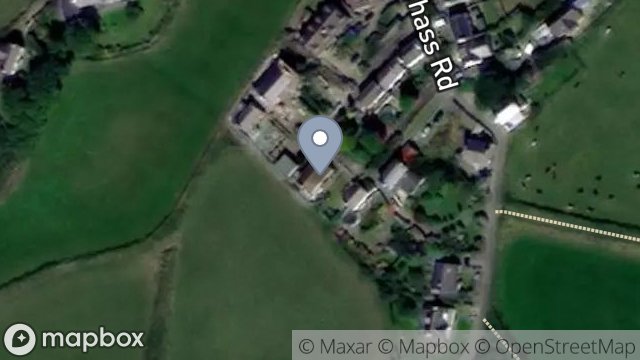 Map showing THURSO HOUSE, GLEN CHASS ROAD, GLEN CHASS, PORT ST. MARY, ISLE OF MAN, IM9 5PW