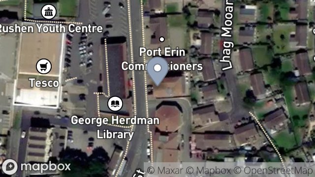 Map showing BRIDSON HOUSE, BRIDSON STREET, PORT ERIN, ISLE OF MAN, IM9 6AN