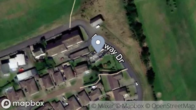 Map showing ROWANY COTTAGE, ROWANY DRIVE, PORT ERIN, ISLE OF MAN, IM9 6LP