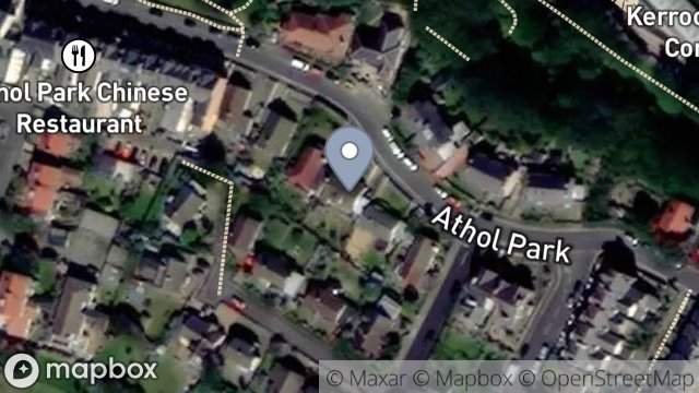 Map showing MONREITH, ATHOL PARK, PORT ERIN, ISLE OF MAN, IM9 6EX