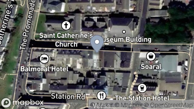 Map showing SHOP, 20, CHURCH ROAD, PORT ERIN, ISLE OF MAN, IM9 6AQ