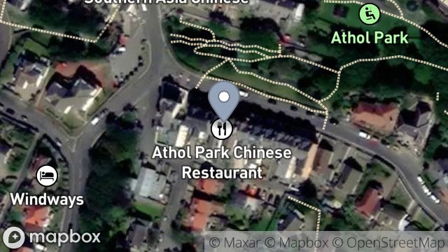 Map showing ATHOL PARK GUEST HOUSE, ATHOL PARK, PORT ERIN, ISLE OF MAN, IM9 6EX