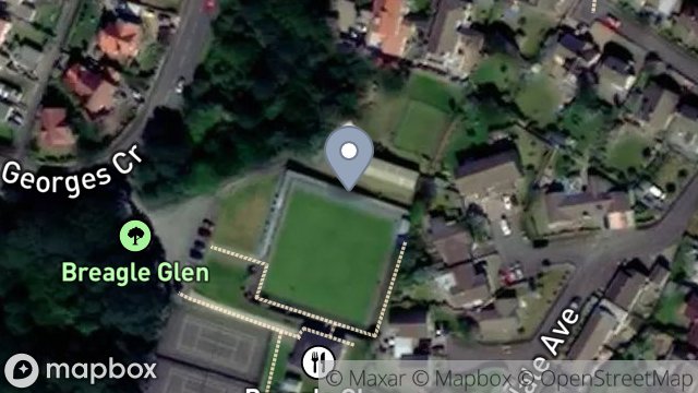 Map showing PORT ERIN BOWLING CLUB BREAGLE GLEN, ST MARYS ROAD, PORT ERIN, ISLE OF MAN, IM9 6JJ