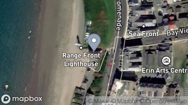 Map showing COSY NOOK, SHORE ROAD, PORT ERIN, ISLE OF MAN, IM9 6HH