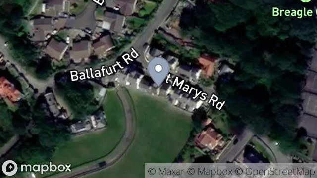 Map showing SOUTHOLME, ST. MARYS ROAD, PORT ERIN, ISLE OF MAN, IM9 6JG