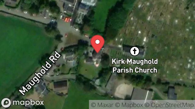 Map showing RYZAK & COCKROFT, DHRYNANE HOUSE, CHURCH ROAD, MAUGHOLD, ISLE OF MAN, IM7 1AS