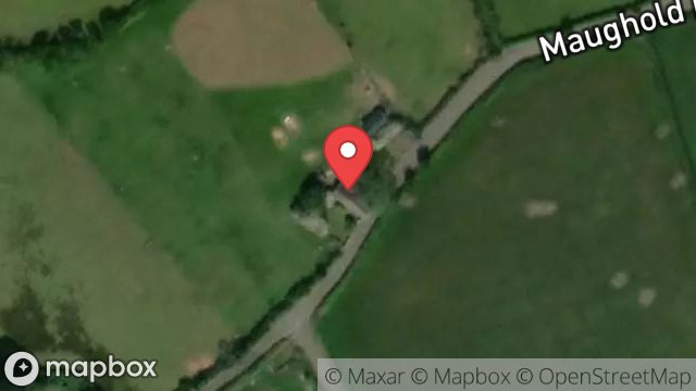 Map showing CRONK NY KILLEY, JALLOO, DREEMSKERRY, RAMSEY, ISLE OF MAN, IM7 1AX