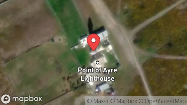 Map showing POINT OF AYRE LIGHTHOUSE, CRANSTAL, BRIDE, ISLE OF MAN, IM7 4BS
