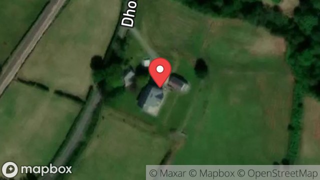 Map showing KERROWDHOON, DHOON LOOP ROAD, DHOON, RAMSEY, ISLE OF MAN, IM7 1HN