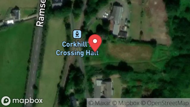 Map showing FIELD 624255, GLEN MONA LOOP ROAD, GLEN MONA, RAMSEY, ISLE OF MAN, IM7 1HG