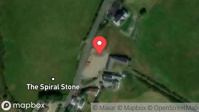 Map showing LAND NORTH WEST OF, BALLARAGH OLD FARMHOUSE, 107 BALLARAGH TO BULGHAM, BALLARAGH, LAXEY, ISLE OF MAN, IM4 7PN