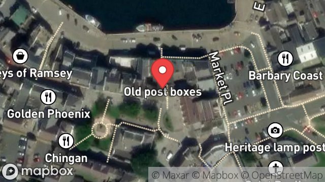Map showing SURE MOBILE, 10, PARLIAMENT STREET, RAMSEY, ISLE OF MAN, IM8 1AP