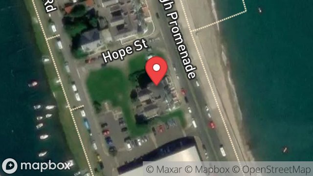 Map showing PEVERIL COURT, MOORAGH PROMENADE, RAMSEY, ISLE OF MAN, IM8 3AB