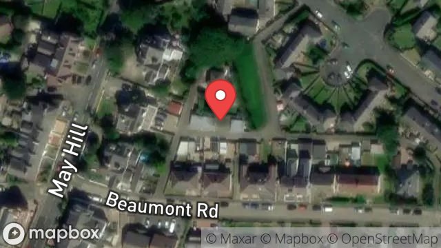 Map showing GRAYS GARDENS REAR OF, MAY HILL, RAMSEY, ISLE OF MAN, IM8 2JS