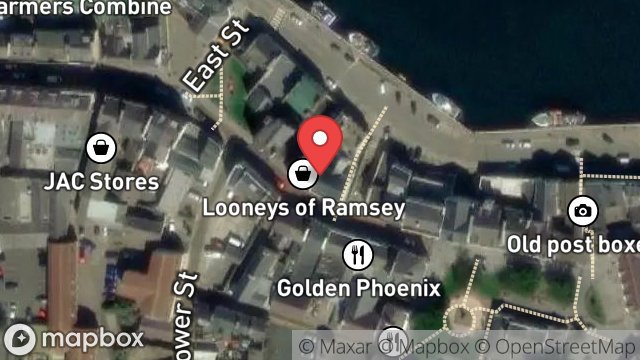 Map showing 28, PARLIAMENT STREET, RAMSEY, ISLE OF MAN, IM8 1AW